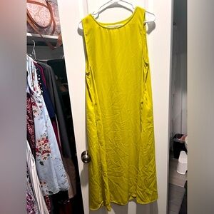 Muted Lime Green Dress